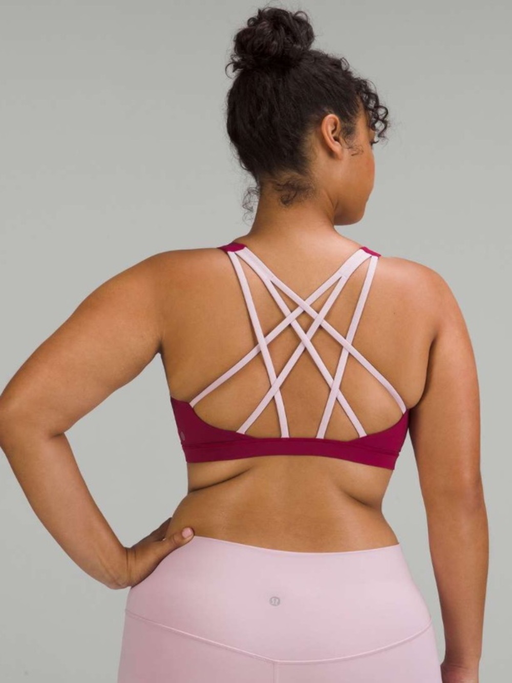 Lululemon Free to Be Serene Bra *Light Support, C/D Cup
Pomegranate / Peony Pink